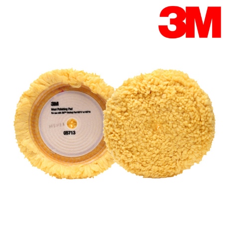 3M 5713 단면 9 양털 광택 패드 세차용품