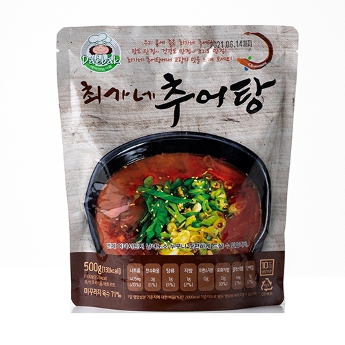 대박산업식품 최가네 추어탕 500g