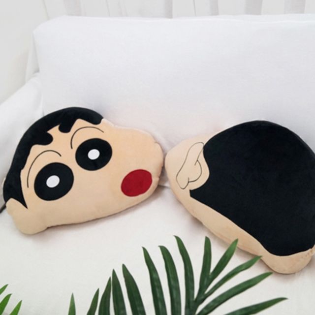 짱구 흰둥이 얼굴 꿀잠 낮잠 쿠션 캐릭터 애착 인형