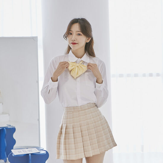 교복몰 치마 옐로우체크 학생복 여자교복 교복치마 스