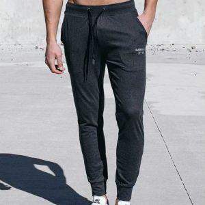 캐주얼 트레이닝바지 운동복 바벨 프린팅 데일리 팬츠 카키-XL