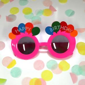 풍선체리핑크 생일안경 파티소품 웃긴안경 선글라스