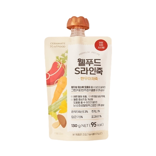건강한사람들 세라메이트 웰푸드 S라인죽 130g