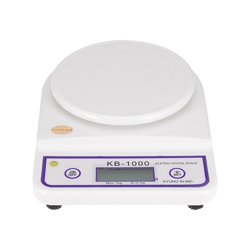 경인 전자저울 1kg 최소0 5g 건전지 1개 KB-1000