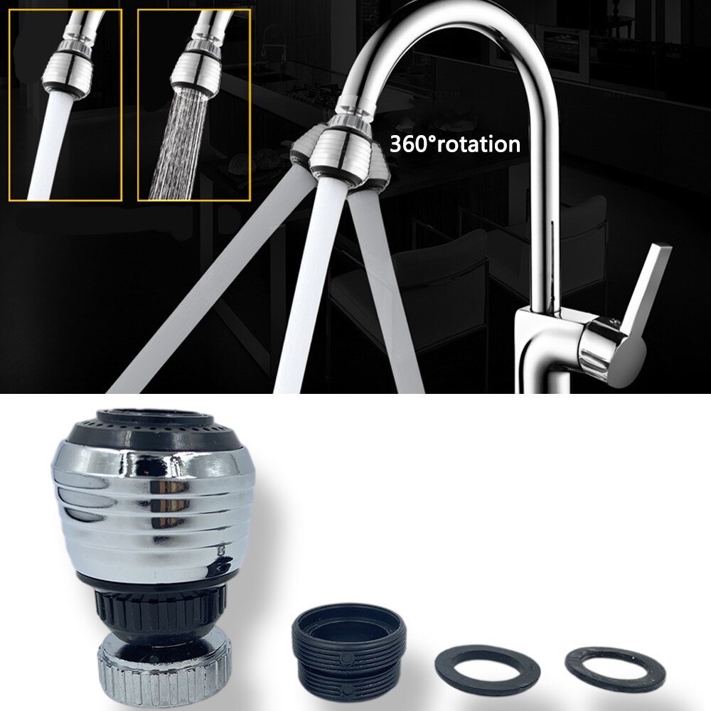 수도꼭지 Frother 믹서 통풍기 용 노즐 물 절약 탭 부착 기관총 주방 분무기 어댑터 필터