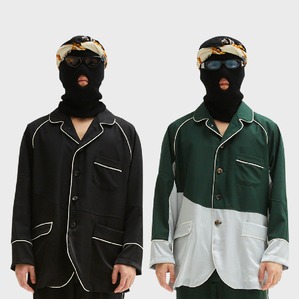 홍우성 Pajama Suit With Embroidery Jacket