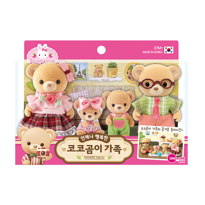 원앤원 콩지래빗 코코곰이 가족 6303