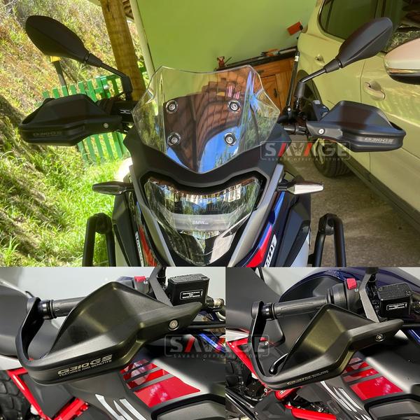 2021 핸들 바 핸드 가드 쉴드 BMW G 310 GS 오토바이 액세서리 보호대 로고 G310GS