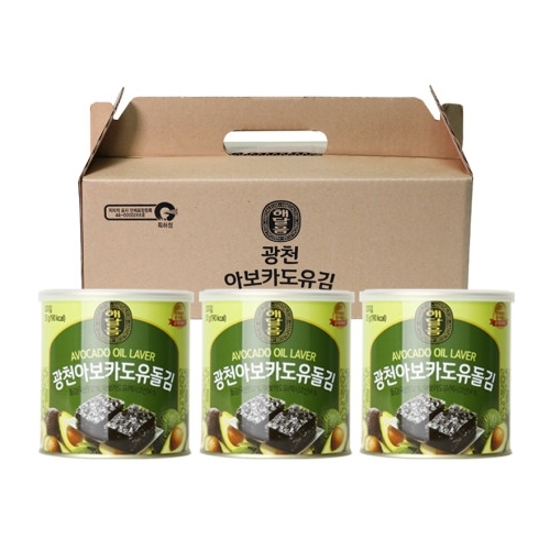 광천맛김식품 해달음 광천 아보카도유 돌김 선물세트