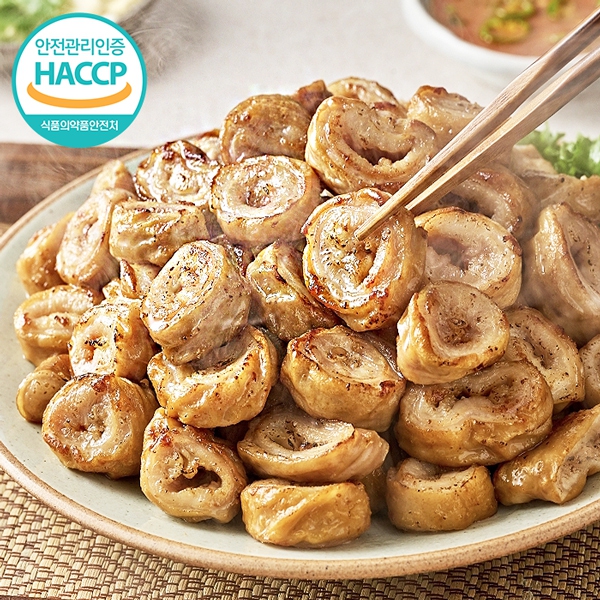 HACCP 고소한 참나무 훈연막창 2kg 400gX4팩 소스400g