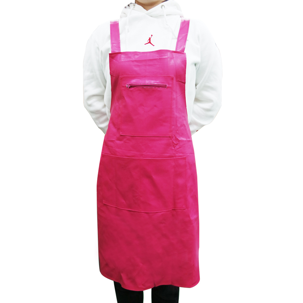 포켓 가죽앞치마 인조 작업용 방수 지퍼 용방수 주방