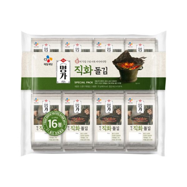 CJ씨푸드 CJ제일제당 명가 직화돌김 4.5g x 16개입