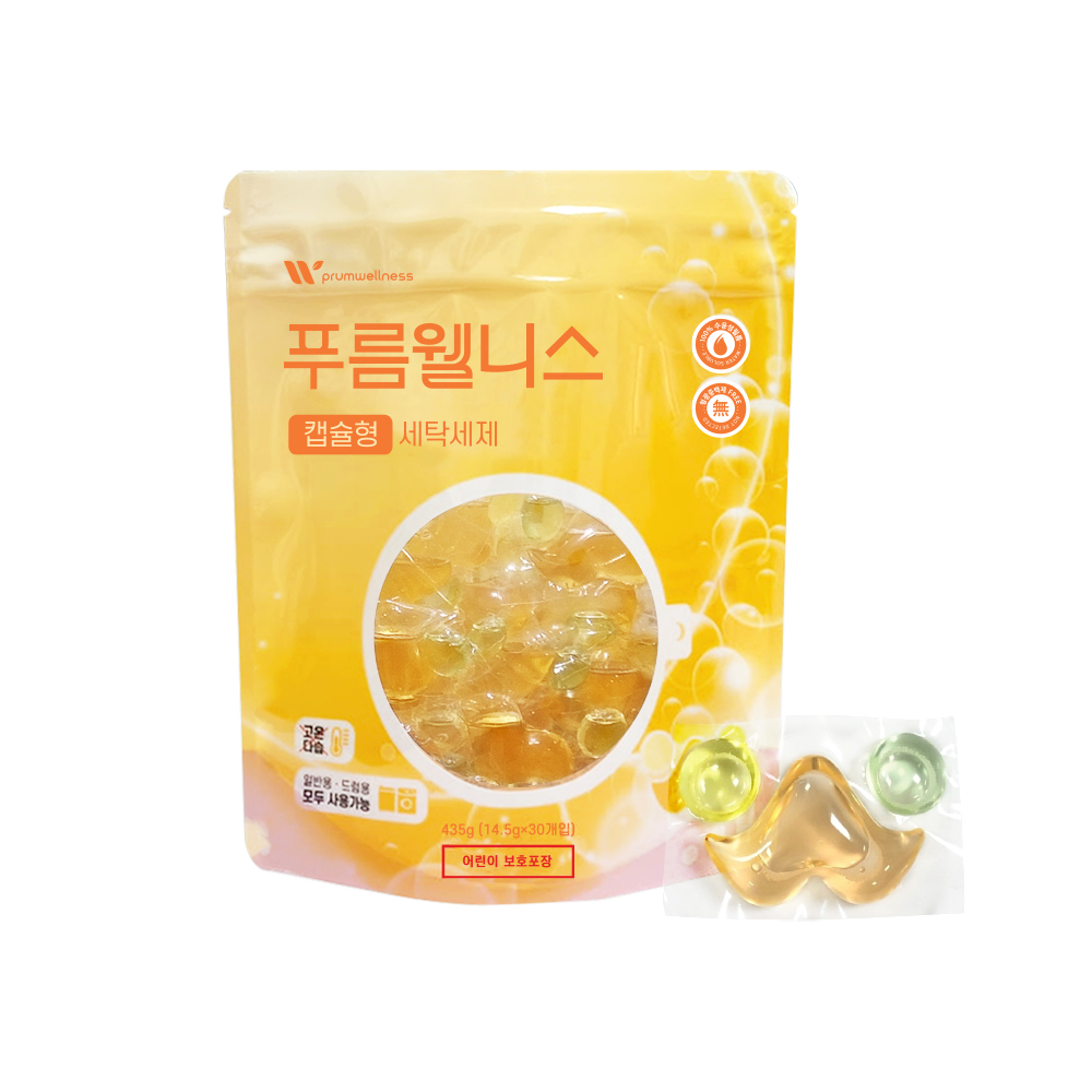 전진바이오팜 푸름웰니스 캡슐세탁세제 30개입