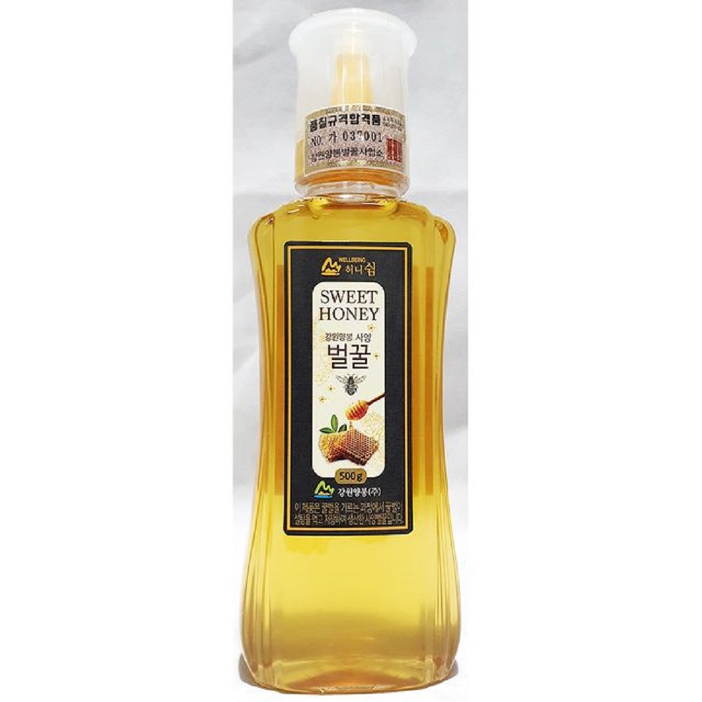 식당 꿀 허니쉼 사양 벌꿀 강원양봉 500g x5개 업소용