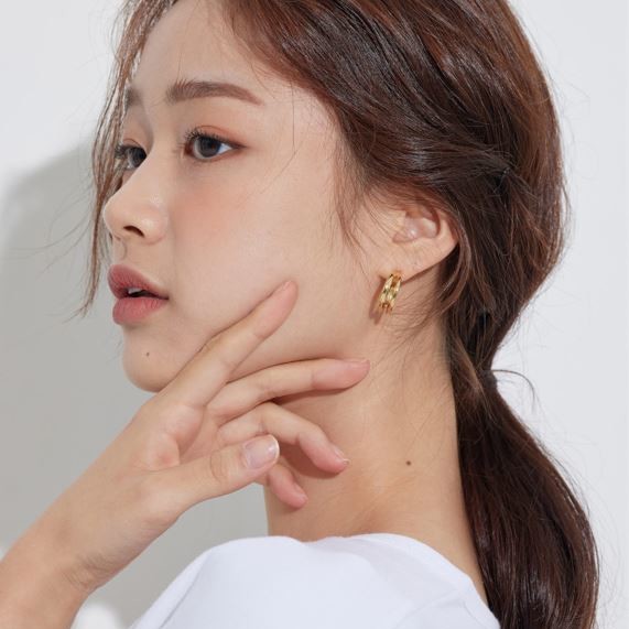 Simple ring combo earring 단품