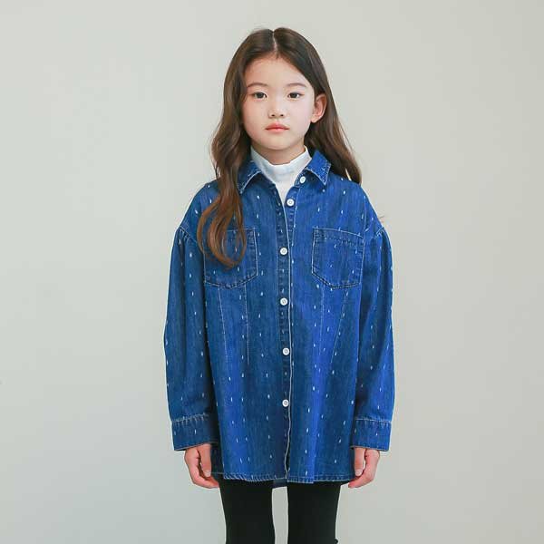 아이러브제이 아이러브제이 Y 리브 데님 셔츠 JUFTO56