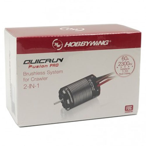 30120402 형 라클용 540 모터 변속기 통합형 콤보 QUICRUN Fusion Pro for Crawler- 540spec 2300KV