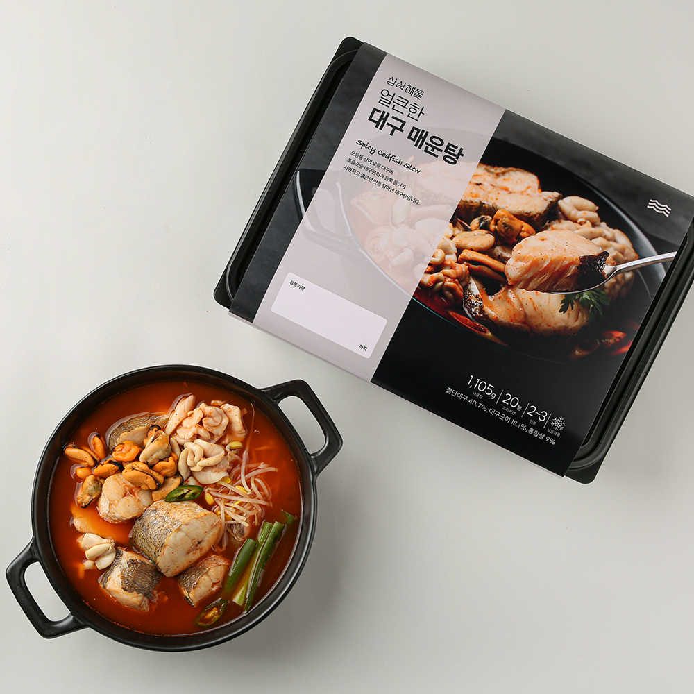 삼삼해물 삼삼해물 얼큰한 대구 매운탕 2인분 1155g