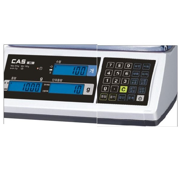CAS CAS 카스 계수용 전자저울 30kg 2g 전자기계부품 사출물수량파악 1개 EC-30