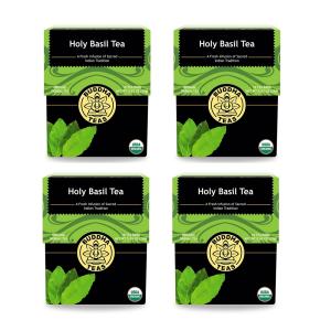 Buddha Teas Holy Basil 부다티스 홀리 바질 허브티 18티백 4팩