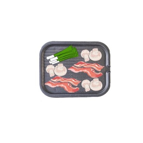 고기맛이 산다 살아 사각 고기 불판 2-3인용