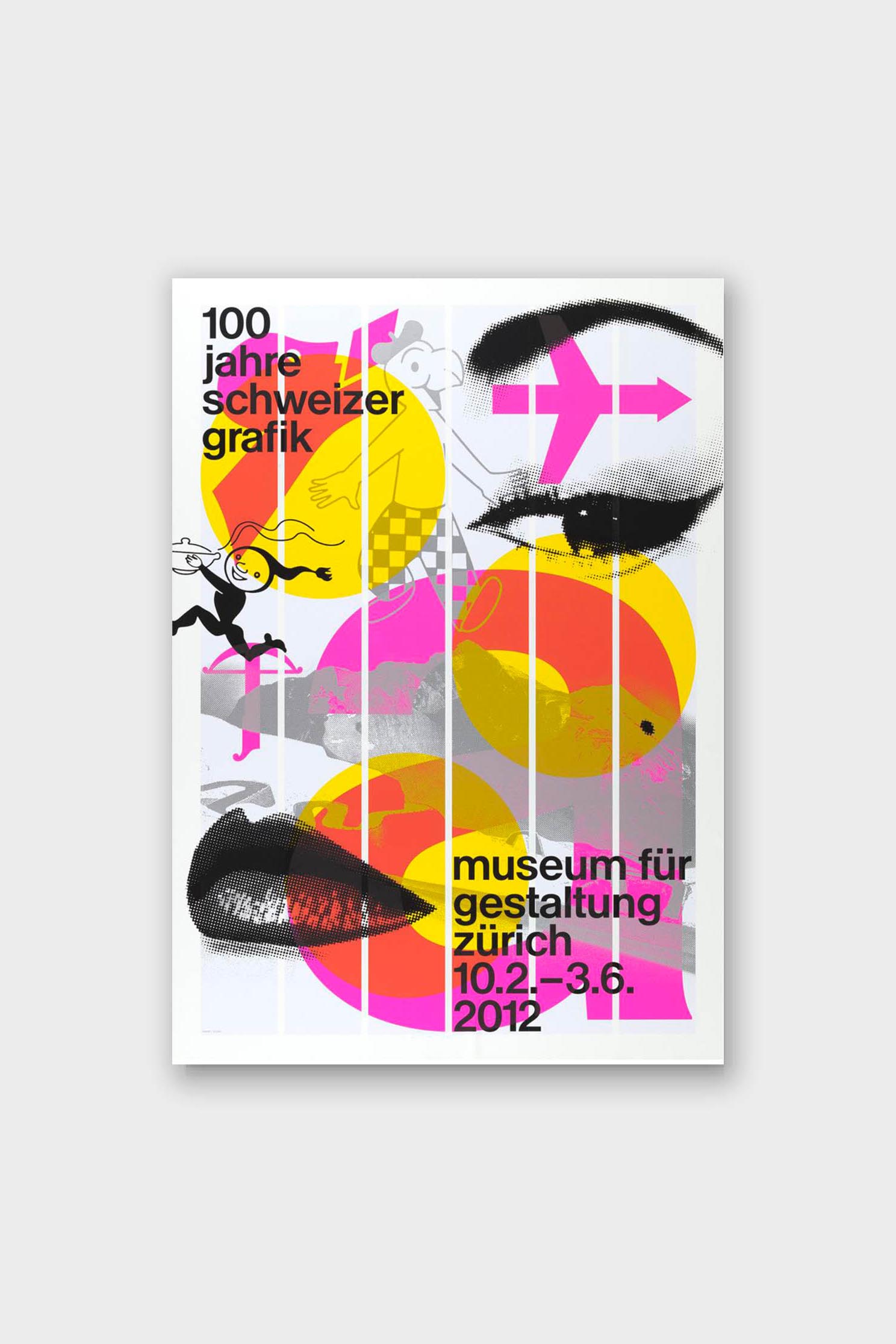 마이온프라이빗 스위스 디자인 포스터 100 YEARS OF SWISS GRAPHICS 알루미늄 -