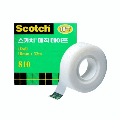 3M 스카치 매직테이프 리필 810R 1832 32m
