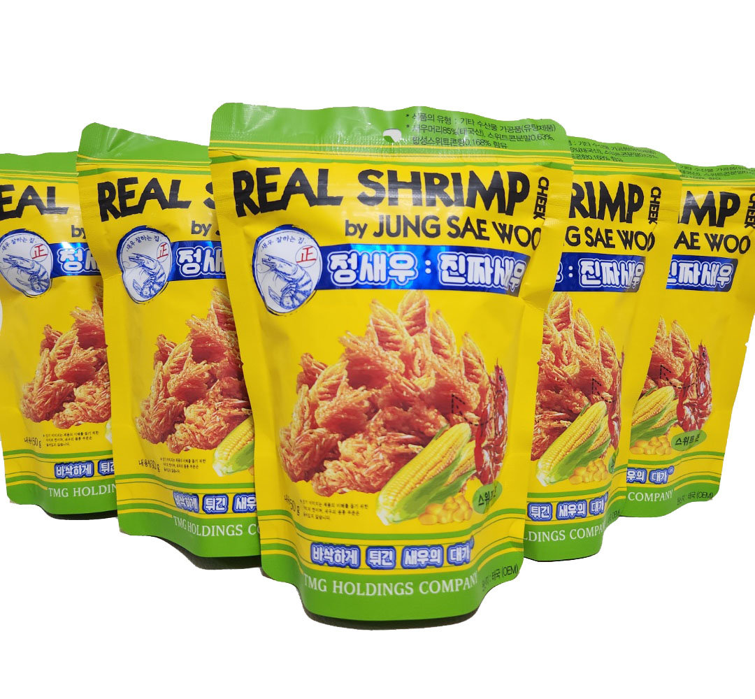 정새우 스위트콘 진짜새우 50g x6봉