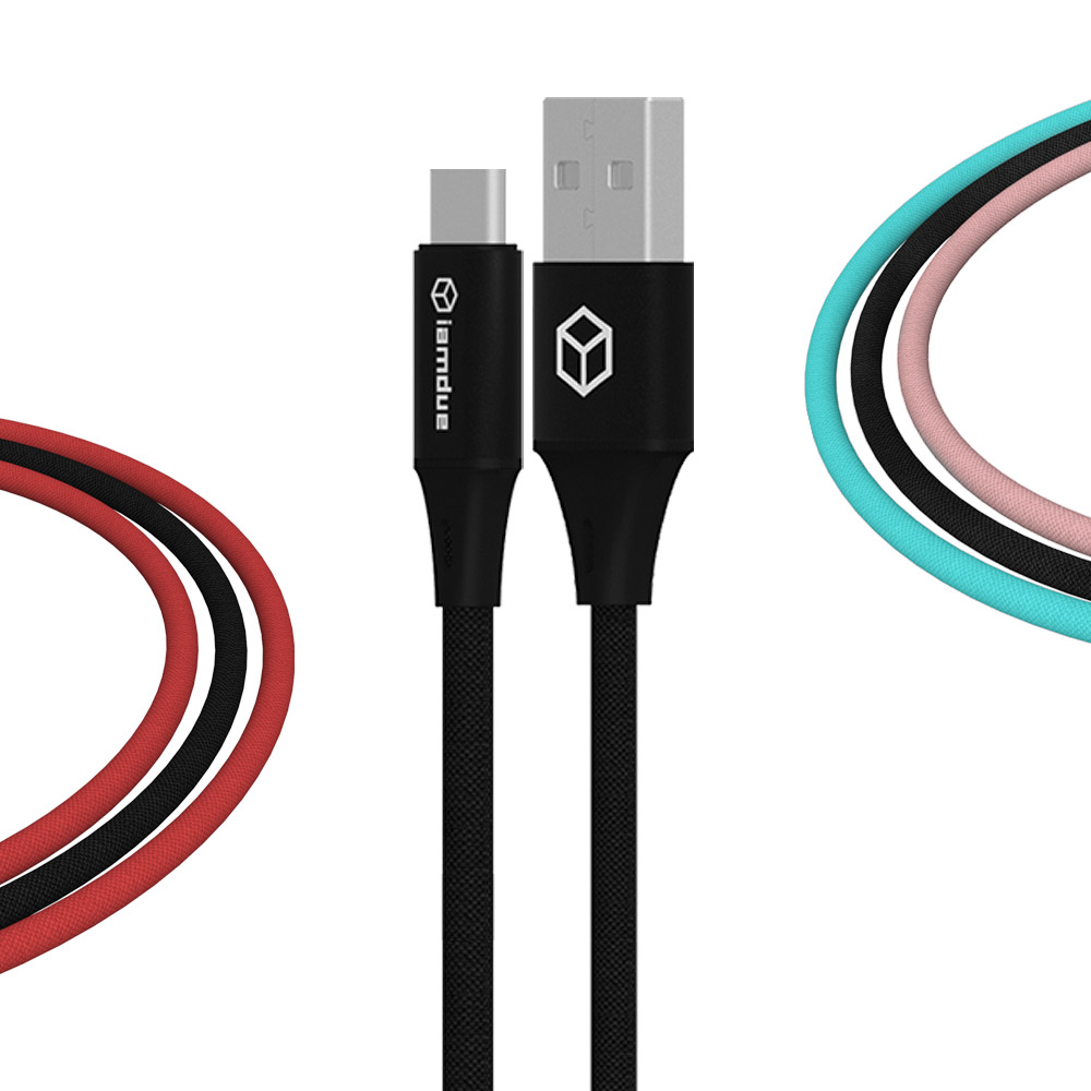 아이엠듀 아이엠듀 USB C타입 시폰 패브릭 고속충전 케이블