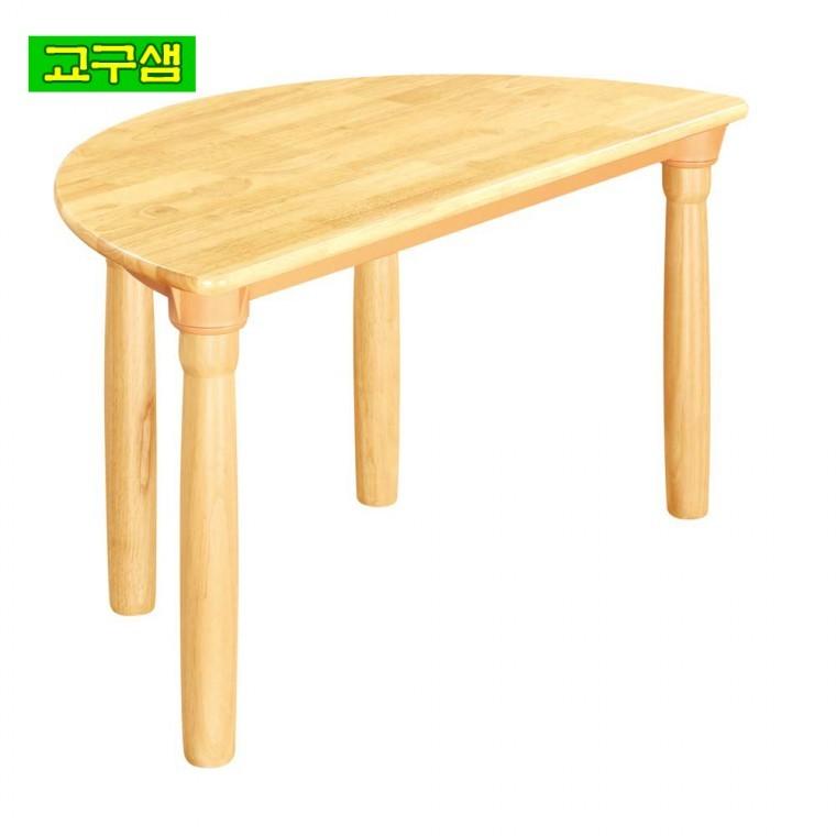 어린이집 유치원 원목 반원책상 원목다리 H25-2