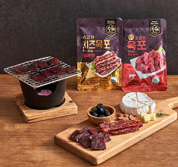 유진식품 육쫀 30년 전통 수제 촉촉 소고기육포 30g 10봉