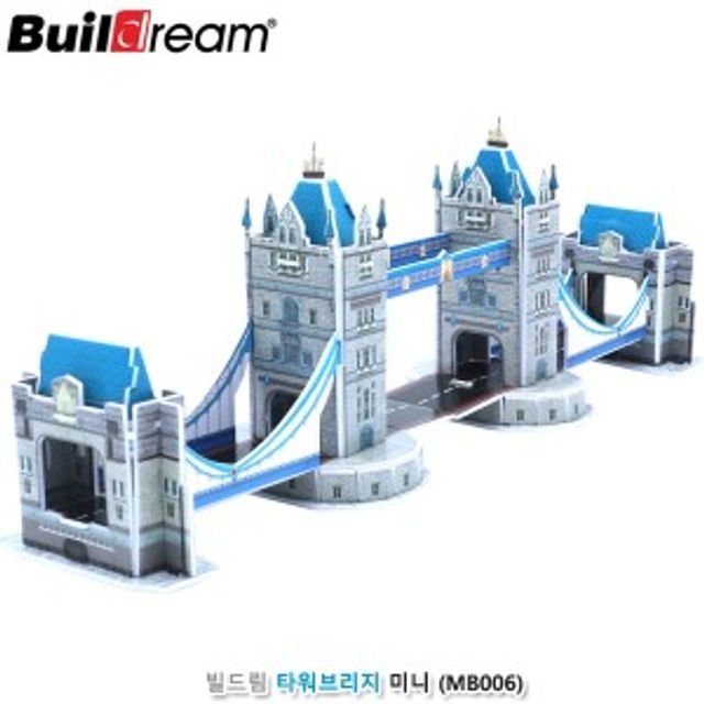 빌드림 3D 입체퍼즐 타워브릿지 미니 3D퍼즐 RG1M94ST