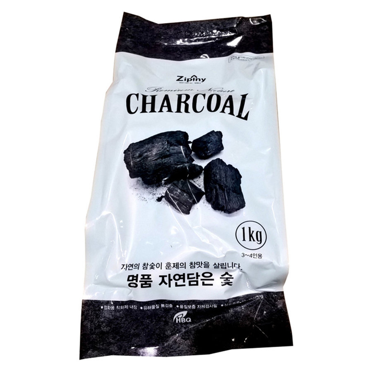 홈베큐 웰빙 자연 참숯 1KG 3-4인용