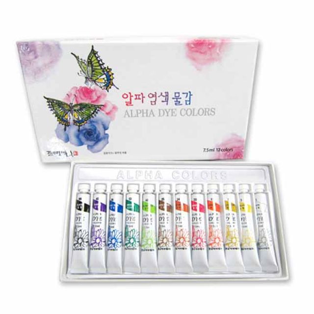 알파 염색물감 7 12색 - 45190