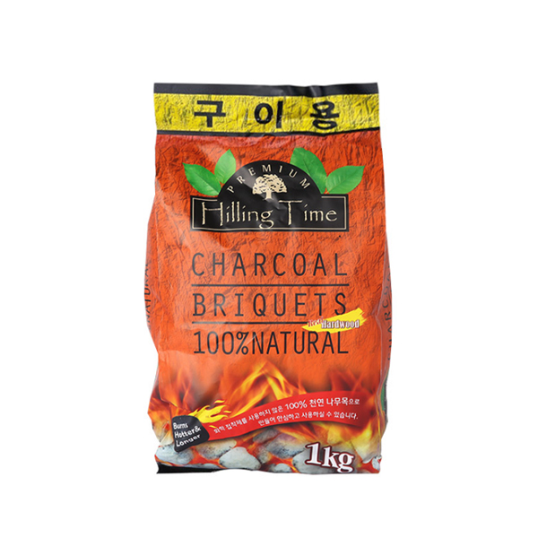 힐링타임 차콜 브리켓 숯 1kg