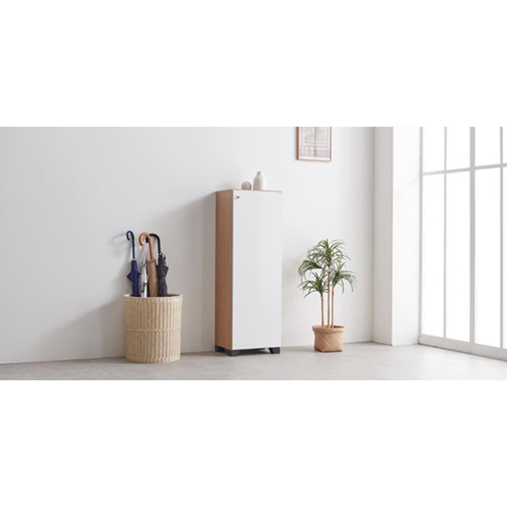 학원 스튜디오 원룸용 내츄럴 슬림 신발장 400x1200 실내화 현관 가구 자취방 회사