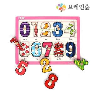 학습교구 손잡이 퍼즐 숫자