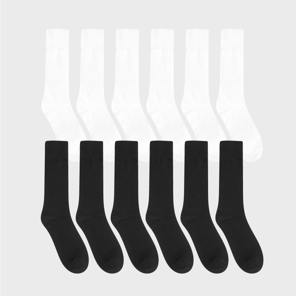 메온셀 일오공칠 1507 베이직 트라우져 하이 삭스 - 스노우