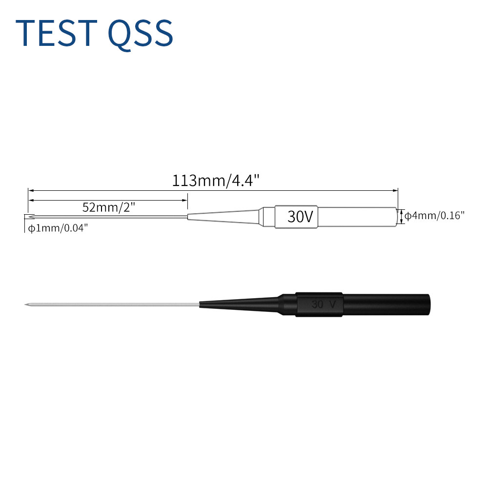 QSS 멀티미터 테스트 리드 키트 프로브 백 악어 클립 바나나 플러그 Q T8008