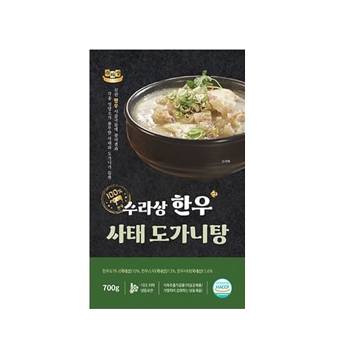 다담푸드 수라상 한우 사태 도가니탕 700g