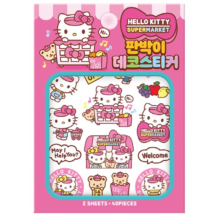 산리오캐릭터즈 시나모롤 판박이 데코스티커