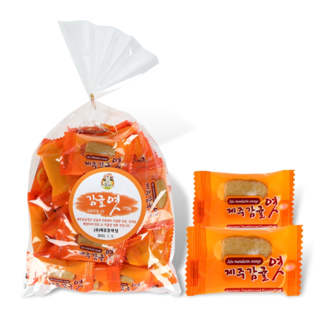 제철진미 제주참마당 제주 감귤엿 1봉 150g