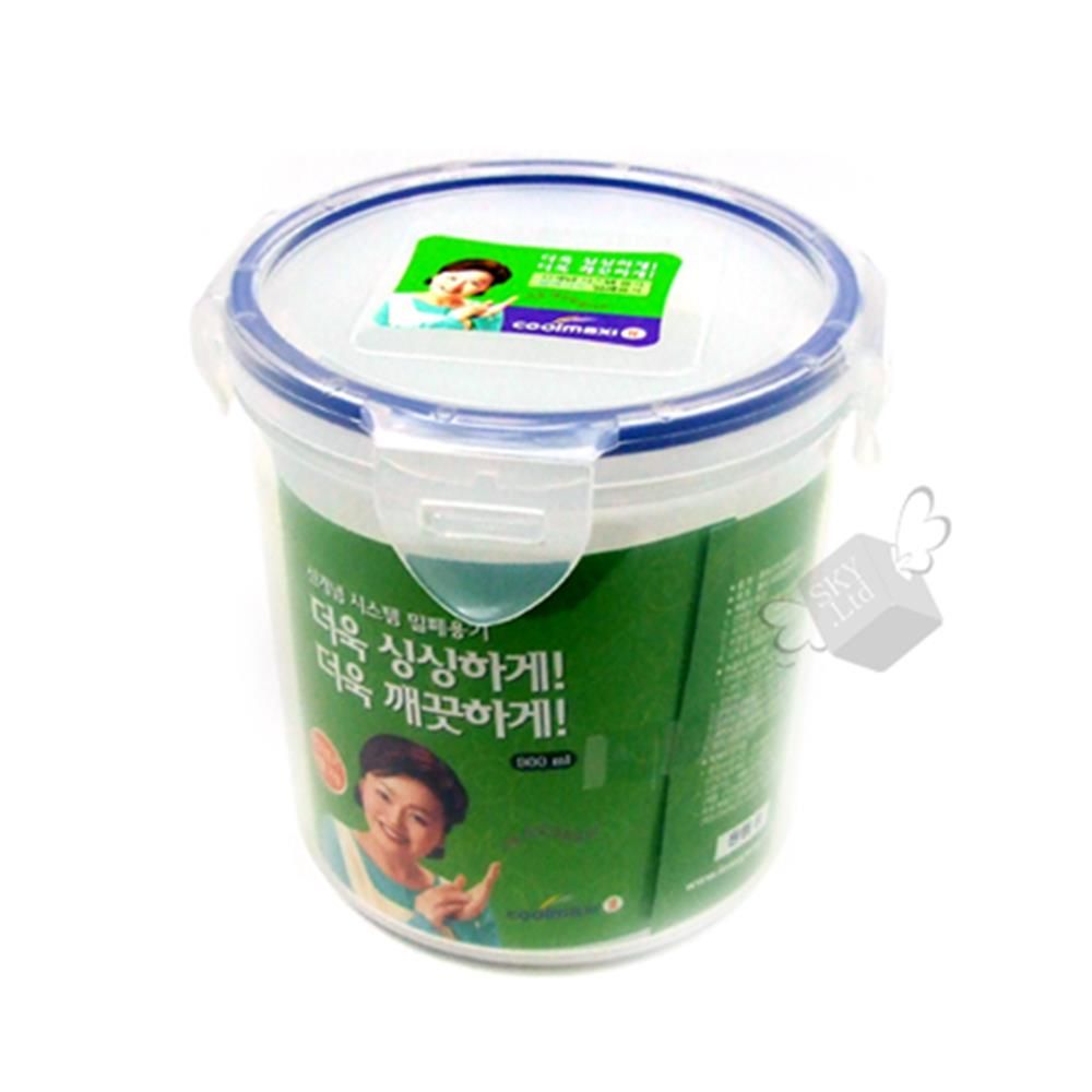 플라스틱 간편용기 원형 x8개 밀폐용기