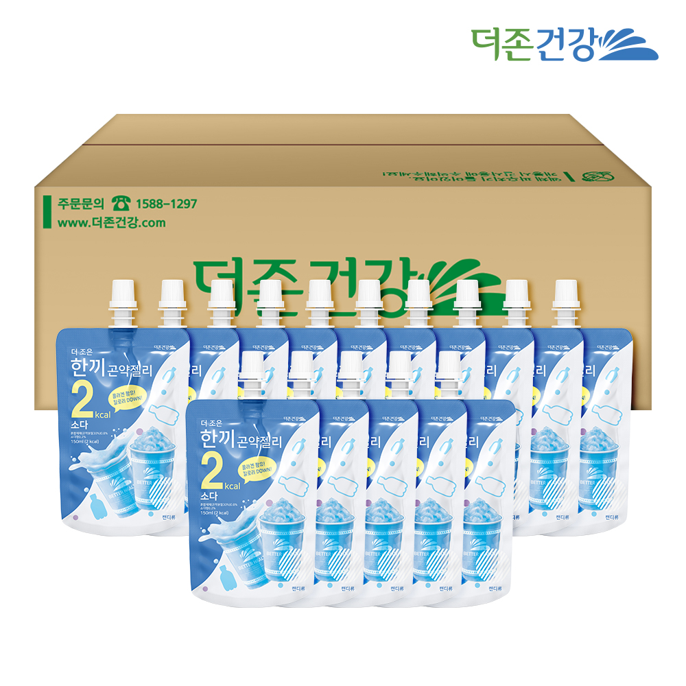 도투락식품 더존건강 한끼 곤약젤리 알로에 30팩 알뜰포장