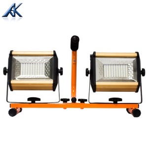 에이케이라온 100W 100W LED 충전식 앉은뱅이 투광등 투광기 LED 작업등 야간조명 공사현장 RAK-CP200