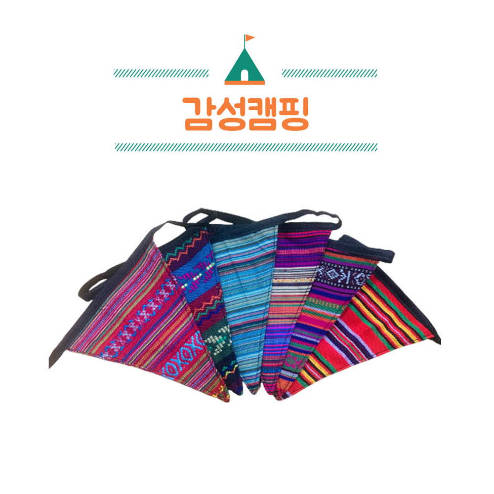 파자마 파티 가랜드 집 꾸미기 텐트 장식 인디언 패턴