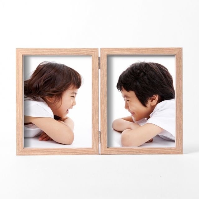 탁상용액자 포토프레임 접이식 2단 액자 6x8 GWM