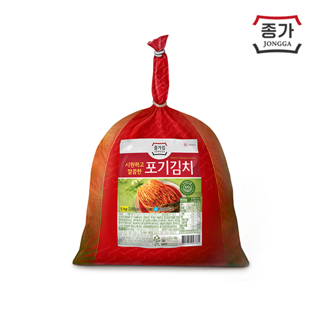 대상 종가 시원하고 깔끔한 포기김치 5kg