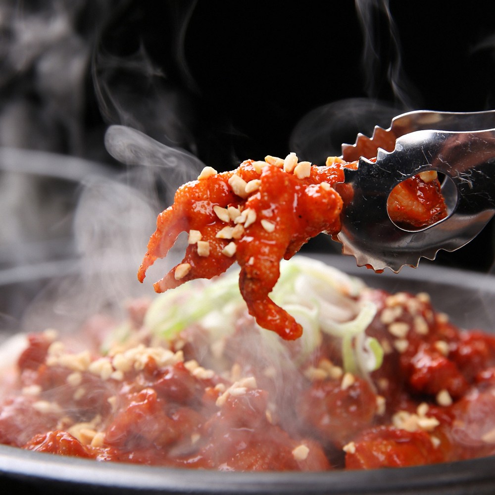 유통기한 2025 03 05 이모 직화불닭발 무뼈 150g