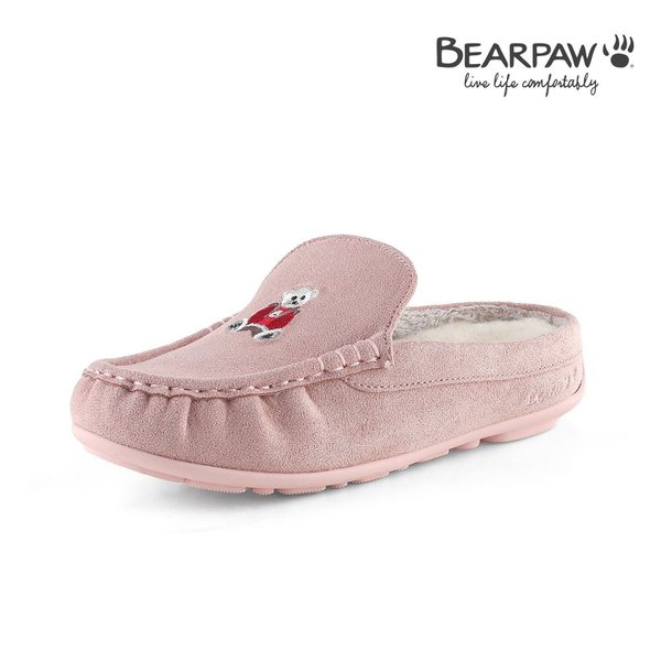 베어파우 베어파우 아동 겨울 털 모카신 뮬 DOLLIE BEAR MULE 핑크 K819079ND-K LE1208394771